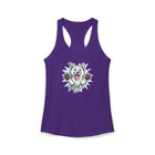 Women's Ideal Happy Husky Puppy Racerback Tank