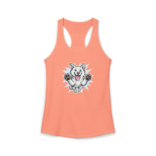 Load image into Gallery viewer, Women's Ideal Happy Husky Puppy Racerback Tank