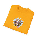 OMG Red Nose Pitbull Unisex Softstyle Shirt - A Happy and Excited Pit Bull on a High Quality Shirt for Dog Lovers