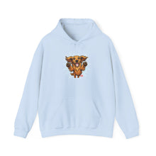 Load image into Gallery viewer, Happy Leaping Dachshund Illustration Hoodie | Smiling Dog Art
