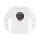ChristmasBlack Labrador Dog Long Sleeve Tee, Festive Unisex Shirt, Holiday Apparel, Dog Lover Gift, Winter Wear, Cozy Tee