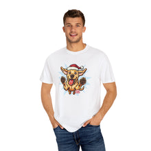 Load image into Gallery viewer, Christmas Yellow Labrador Retriever Dog T-shirt, Unisex Holiday Tee, Pet Lover Gift, Festive Animal Shirt, Funny Canine Apparel