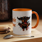 Doxie Mom Coffee Mug | Cute Dachshund Mom Gift (11oz Accent Mug)