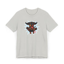 Load image into Gallery viewer, Playful Dachshund Dog Lover T-Shirt, Funny Pet Shirt, Unisex Animal Tee, Gift for Dog Owners, Casual Everyday Wear, Pet-Themed Fashion