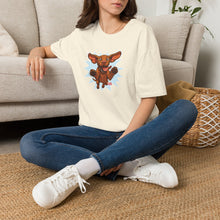 Load image into Gallery viewer, Happy Vizsla Puppy T-Shirt | Cute Running Vizsla Dog Tee