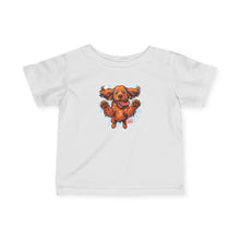 Load image into Gallery viewer, Playful Baby Tee with Adorable Cocker Spaniel Dog Design, Cute Infant Shirt, Toddler Clothing, Perfect Gift for New Parents