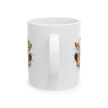 Load image into Gallery viewer, Festive Yellow Labrador Retriever Dog Mug - Perfect Holiday Gift for Dog Lovers, Fun Pet Mug, Christmas Present, Adorable Puppy Design