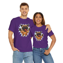 Load image into Gallery viewer, Playful Pug Unisex Tee - Fun Pet Lover T-Shirt, Gift for Dog Owners, Casual Attire, Animal Enthusiast Apparel, Cute Graphic Tee