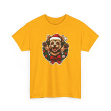 Load image into Gallery viewer, Christmas Yorkie Dog T-Shirt, Holiday Pet Tee, Unisex Graphic Tee, Cute Dog Lover Gift, Santa Dog Shirt, Christmas Apparel