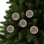 German Shepherd Dad Ceramic Ornaments - 2-Sided Print for GSD Lovers
