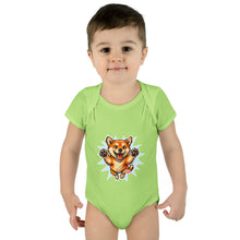 Load image into Gallery viewer, Shiba Inu Puppy Baby Bodysuit — Cute Shiba Dog Infant Onesie