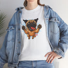 Playful Pug Unisex Tee - Fun Pet Lover T-Shirt, Gift for Dog Owners, Casual Attire, Animal Enthusiast Apparel, Cute Graphic Tee