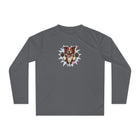 Red and White Border Collie Illustration Long Sleeve Shirt | Dog Art
