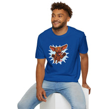 Load image into Gallery viewer, Vizsla Dad Shirt Men, Happy Vizsla Puppy T-Shirt, Excited Running Vizsla Mens Tee, Welcome Home Dog Shirt, Vizsla Lover Gift for Him