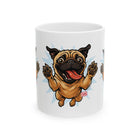 Pug Lover's Ceramic Mug - Fun Dog Mug for Pet Lovers, Coffee Cup, Gifts for Dog Owners, Funny Pet Mug, Cute Pug Design
