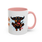 Doxie Mom Coffee Mug | Cute Dachshund Mom Gift (11oz Accent Mug)