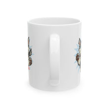 Load image into Gallery viewer, Happy Leaping Siberian Husky Ceramic mug, 11oz and 15oz, Husky Dog Parent Gift