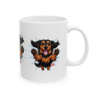 Dachshund Happy Pup Ceramic Mug (11oz & 15oz)