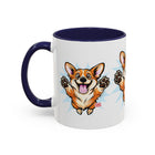 Corgi Coffee Mug - Cute Happy Corgi Accent Mug (11oz)