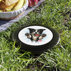 Happy Border Collie Illustration Frisbee | Dog Throwing Disc