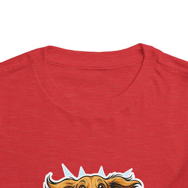 Toddler Tee - Joyful Jumping Dachshund Puppy Graphic