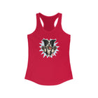 Cute Border Collie Lover Women's Racerback Tank, Pet Lover Gift, Summer Sports Top, Dog Mom Shirt, Animal Design Tank