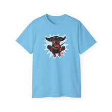 Load image into Gallery viewer, Playful Dachshund Pet Lover's Tee, Dog Lover T-Shirt, Funny Graphic Shirt, Casual Wear, Gift for Dog Parents, Soft Cotton Tee