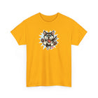 Cute Siberian Husky Dog Graphic Unisex Heavy Cotton Tee | Pet Lover Gift, Husky Apparel, Fun Casual Wear