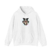 Load image into Gallery viewer, Cozy Border Collie Dog Lover's Hoodie, Unisex Heavy Blend Sweatshirt, Cute Pet Gift, Men's Hoodie