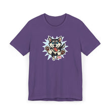 Load image into Gallery viewer, Playful Husky Dog Lover T-Shirt, Animal Lover Gift, Cute Pet Shirt, Casualwear, Gifts for Dog Owners, Unisex Tee