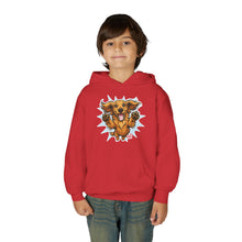 Load image into Gallery viewer, Happy Dachshund Illustration Hoodie | Kids Pullover Sweatshirt
