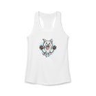 Women's Ideal Happy Husky Puppy Racerback Tank