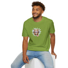 OMG Red Nose Pitbull Unisex Softstyle Shirt - A Happy and Excited Pit Bull on a High Quality Shirt for Dog Lovers