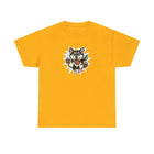 Cute Siberian Husky Dog Graphic Unisex Heavy Cotton Tee | Pet Lover Gift, Husky Apparel, Fun Casual Wear