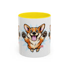 Corgi Coffee Mug - Cute Happy Corgi Accent Mug (11oz)