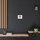 Happy Border Collie Illustration Canvas | Matte Stretched 1.25"