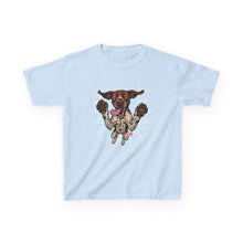 Load image into Gallery viewer, Playful German Shorthaired Pointer Dog Graphic Kids Tee
