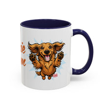 Load image into Gallery viewer, Doxie Mom Mug | Accent Coffee Mug 11oz, Dachshund Mom Ceramic
