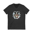 V-Neck Tee - Funny Playful Border Collie Dog Design from OMG You're Home!