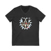 V-Neck Tee - Funny Playful Border Collie Dog Design from OMG You're Home!