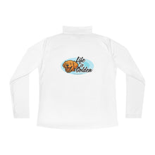 Load image into Gallery viewer, Ladies Quarter-Zip Pullover - Perfect for Casual Days, Life is Golden Design, Great for Gifts, Outdoor Activities, and Everyday Wear
