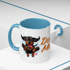 Doxie Mom Coffee Mug | Cute Dachshund Mom Gift (11oz Accent Mug)