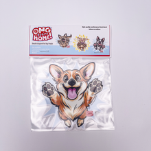 Load image into Gallery viewer, Happy Corgi weatherproof decal for car, travel mug, or laptop. Welsh Corgi Dog Mom Gift