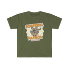 German Shepherd Puppy Dog Squirrel Patrol Unisex Softstyle T-Shirt