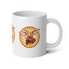 Excited Jumping Super Vizsla Puppy Dog Jumbo Ceramic Mug, 20oz