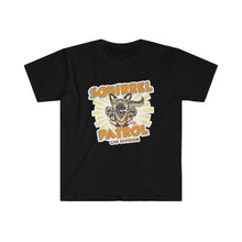 Load image into Gallery viewer, German Shepherd Puppy Dog Squirrel Patrol Unisex Softstyle T-Shirt