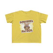 Load image into Gallery viewer, Cute Yellow Labrador Retriever Puppy Dog Squirrel Patrol - Kid&#39;s Fine Jersey Tee