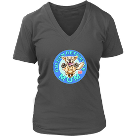 Golden Retriever - District Womens V-Neck