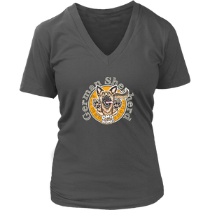 German Shepherd - District Womens V-Neck for Dog Lovers