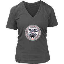 Load image into Gallery viewer, Rescue is My Favorite Breed - Black Labrador Womens V-Neck